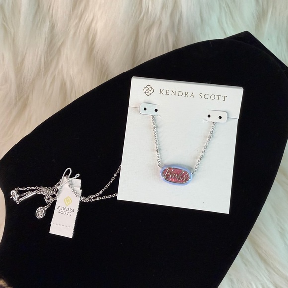 NWT Barbie x Kendra Scott Elisa Satellite Reversible Necklace - Picture 2 of 6